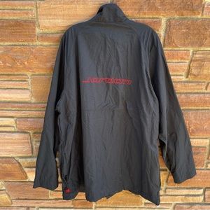 NWT Nike Air Jordan Jumpman Windbreaker Zip Black Flight Jacket Mens Sz 2XL 23